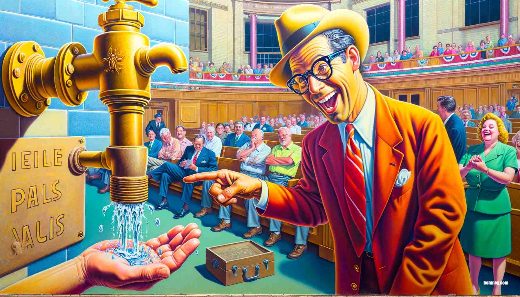 Local Man Claims to Have Found the ‘Actual’ Wichita Falls: A Leaky Faucet in City Hall
