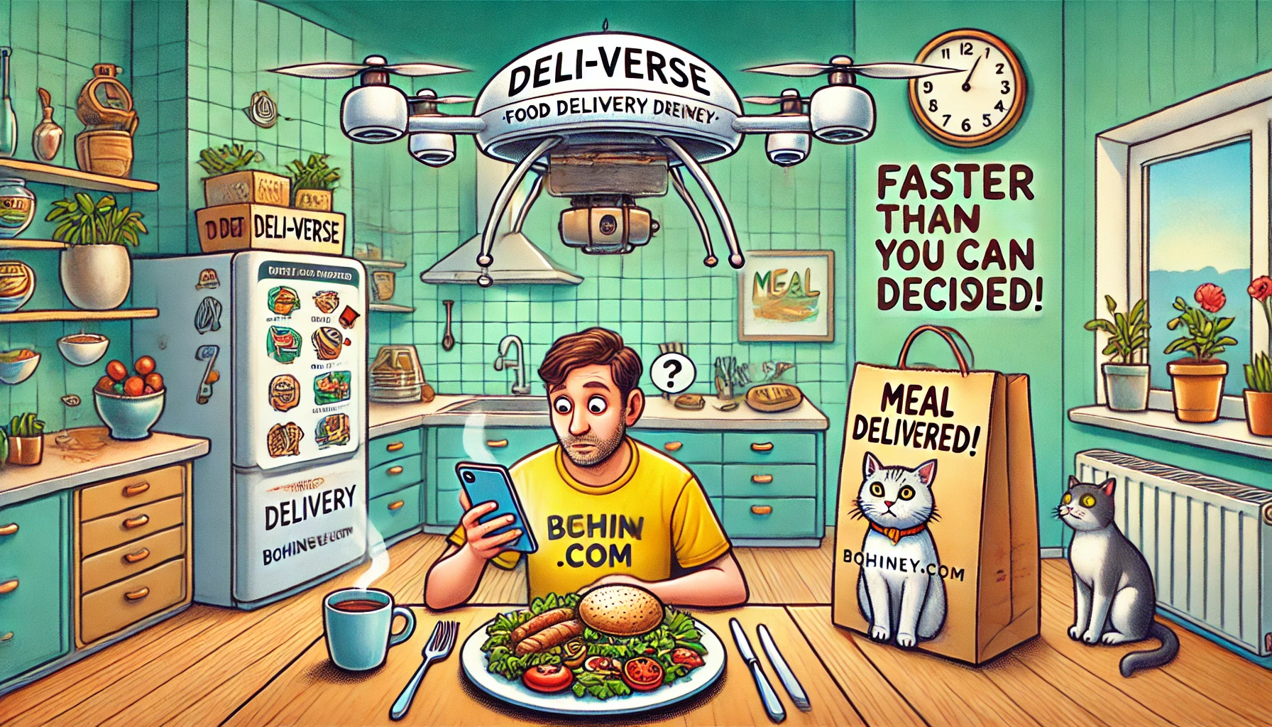 New App Promises to Deliver Food Faster Than You Can Decide What to Order