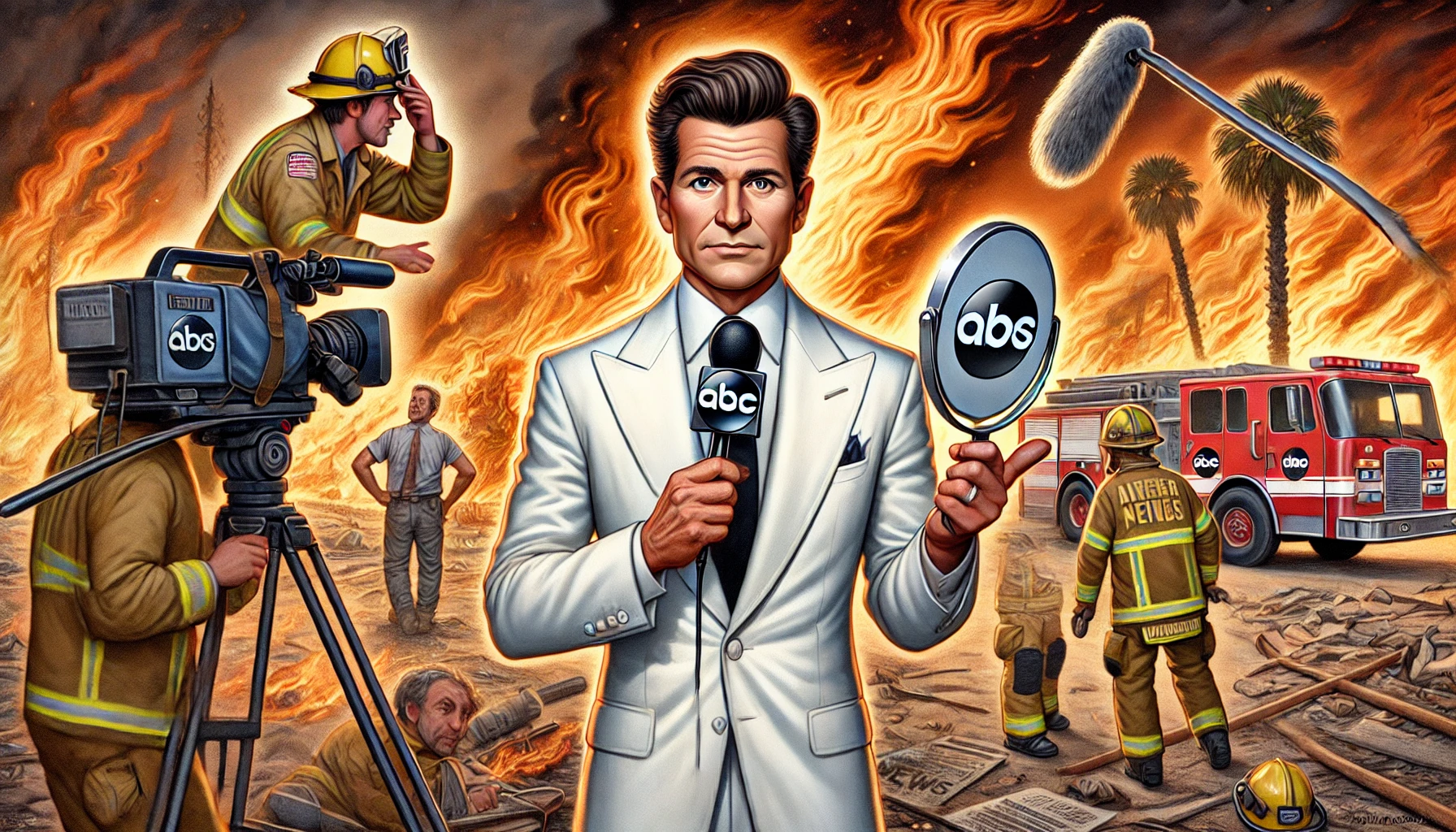 David Muir’s ‘Narcissistic’ Fashion Moves While Covering LA Wildfires