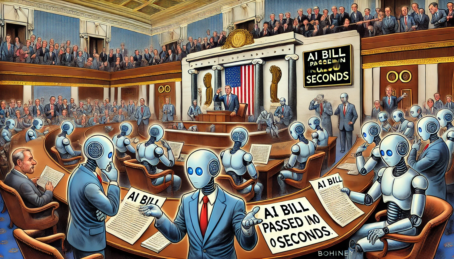 AI Now Generating Laws—Congress Declares Itself ‘Non-Essential’