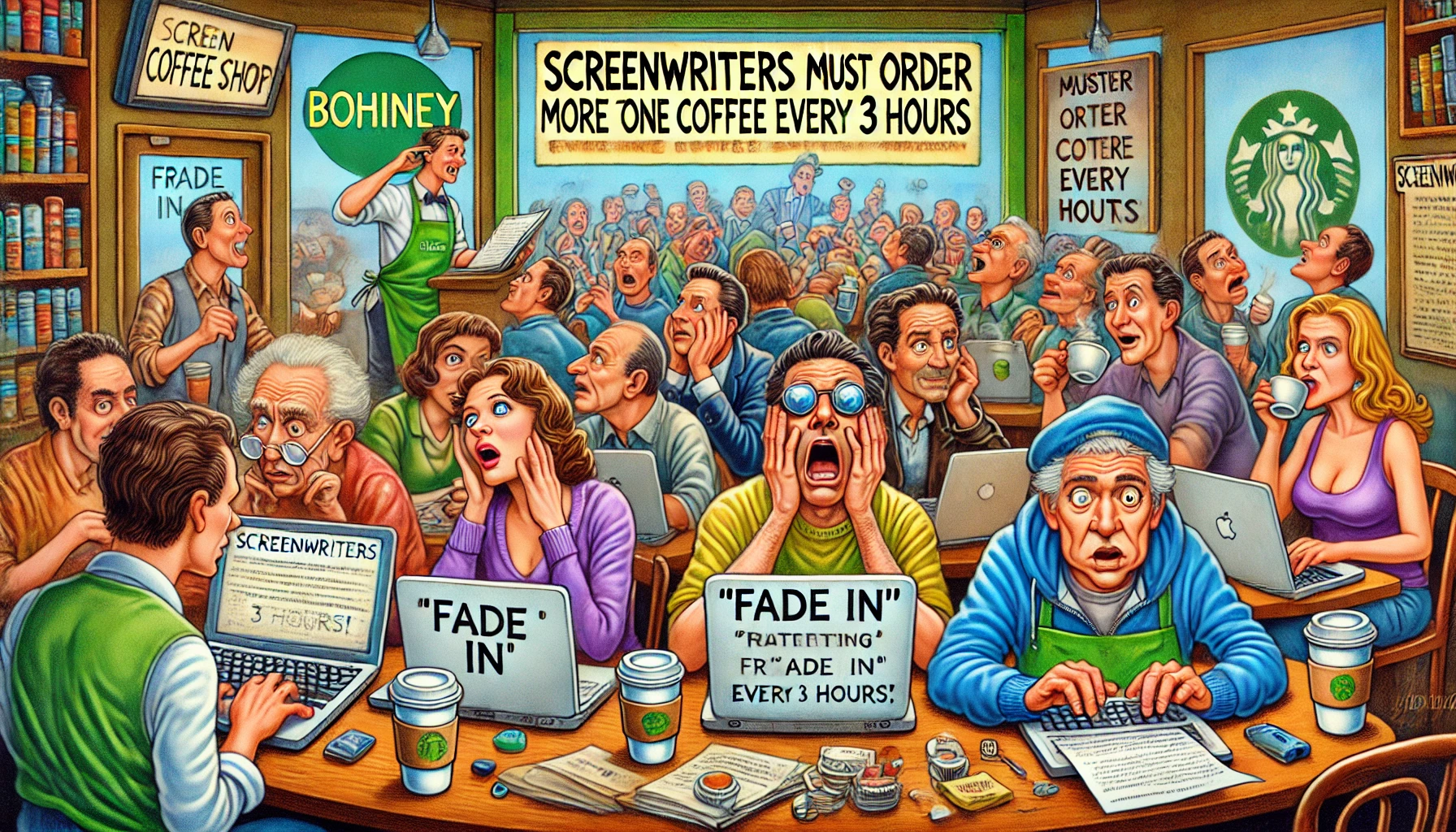 Nation’s Coffee Shops Report Surge in Customers “Working” on Screenplays Nation’s Coffee Shops Report Surge in Customers “Working” on Screenplays