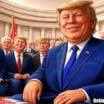 Photos Trump Enters Captial for Inaugural (2)