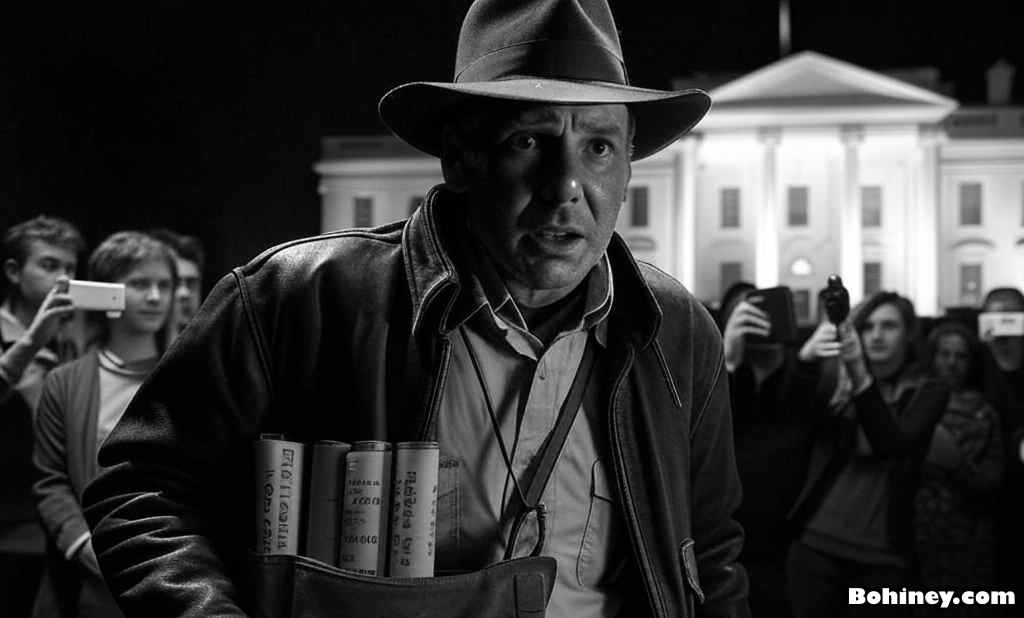 Secret Service Shoots Indiana Jones