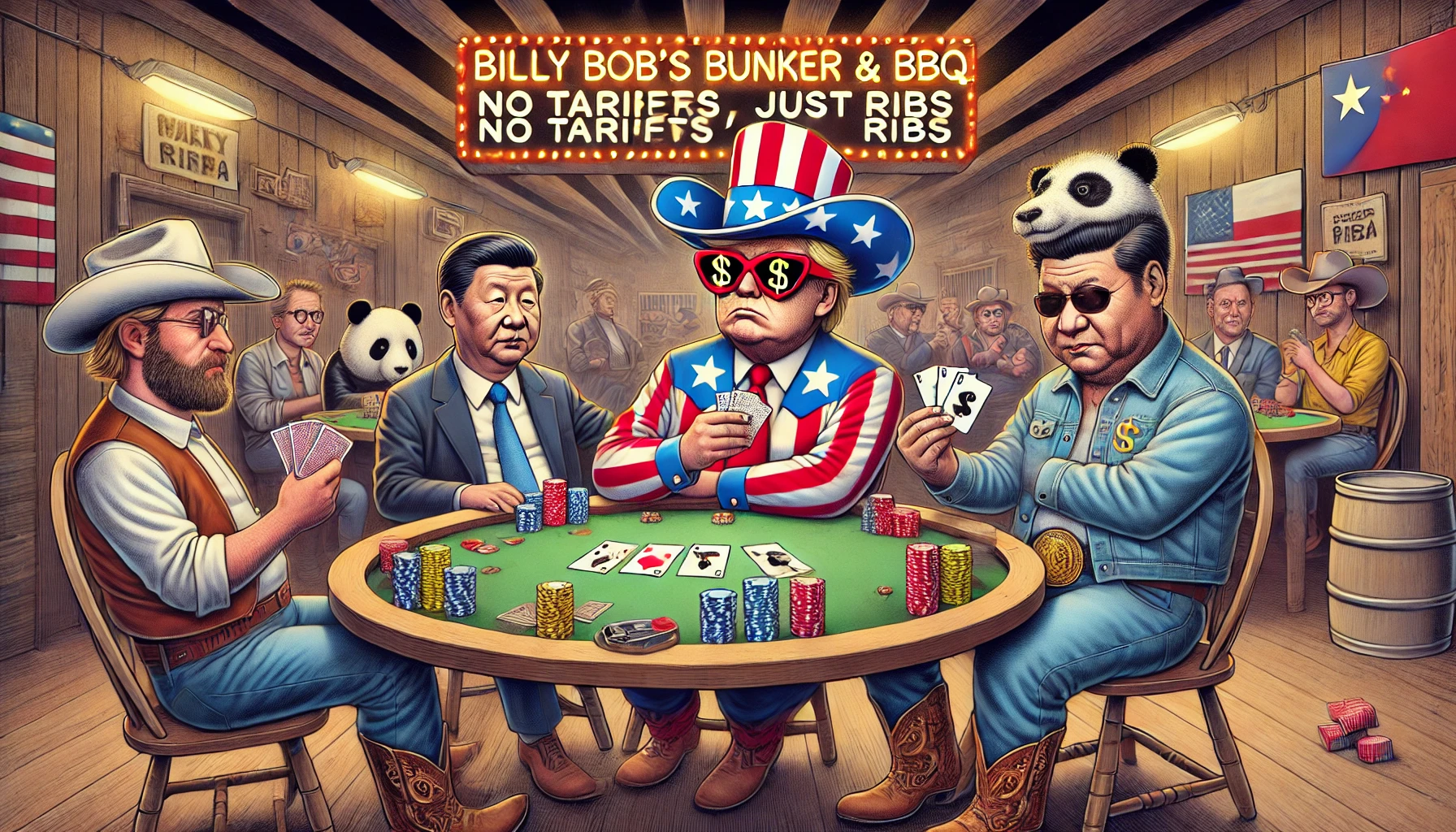 Xi Jinping and Donald Trump’s Poker