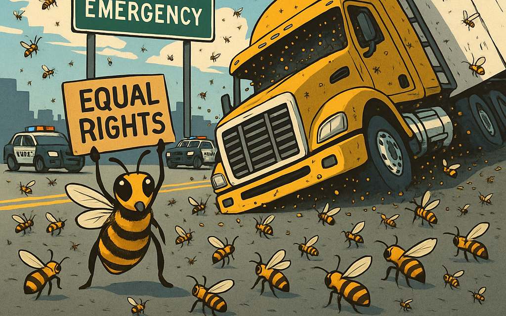 Bees Swarm Capitol