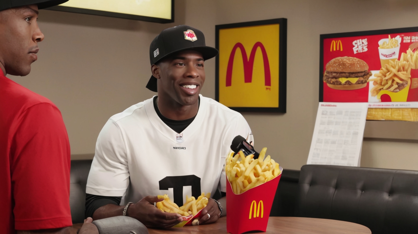 Shedeur Sanders Interviews at McDonalds