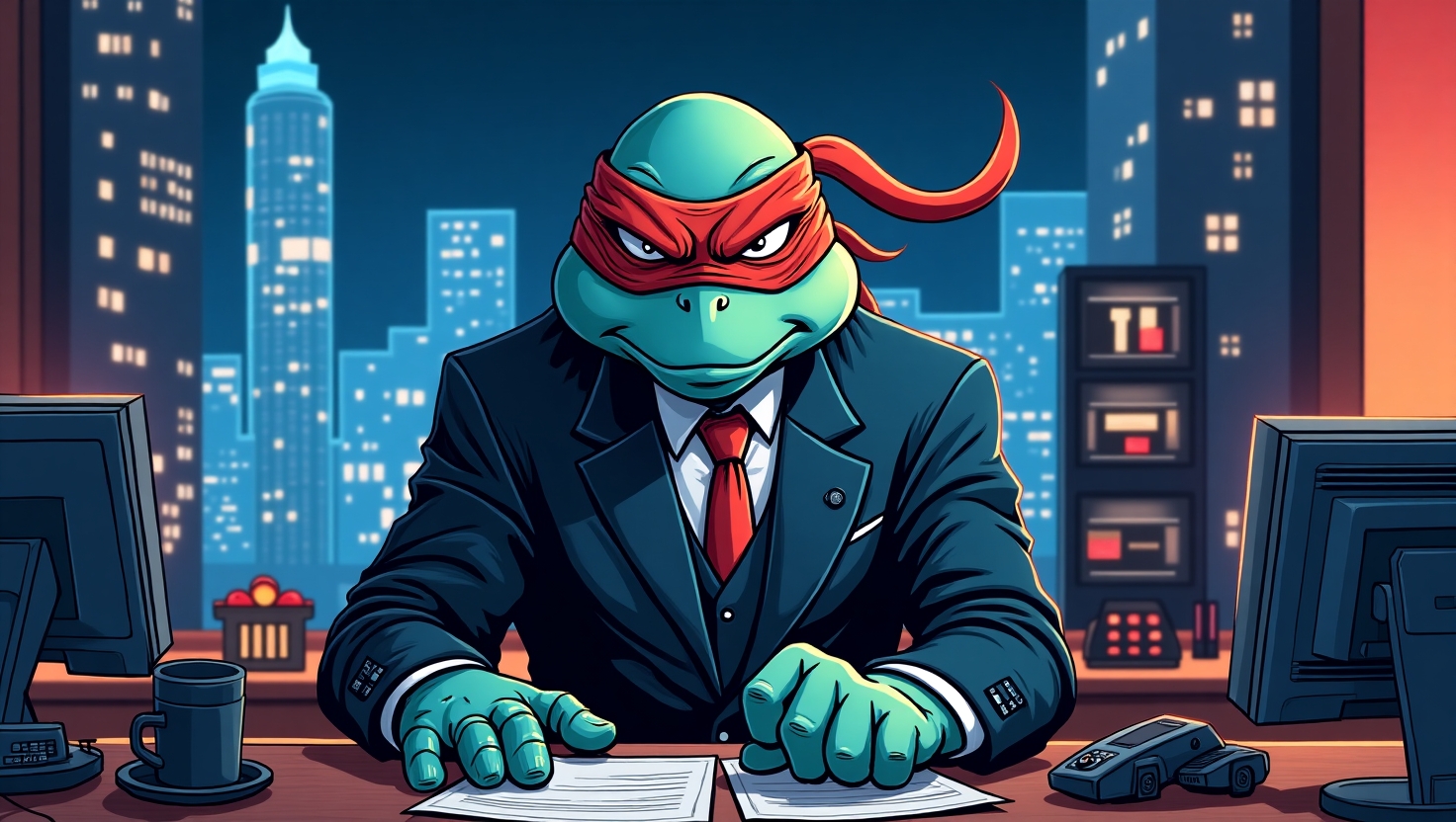 Donatello Takes Over Late Night