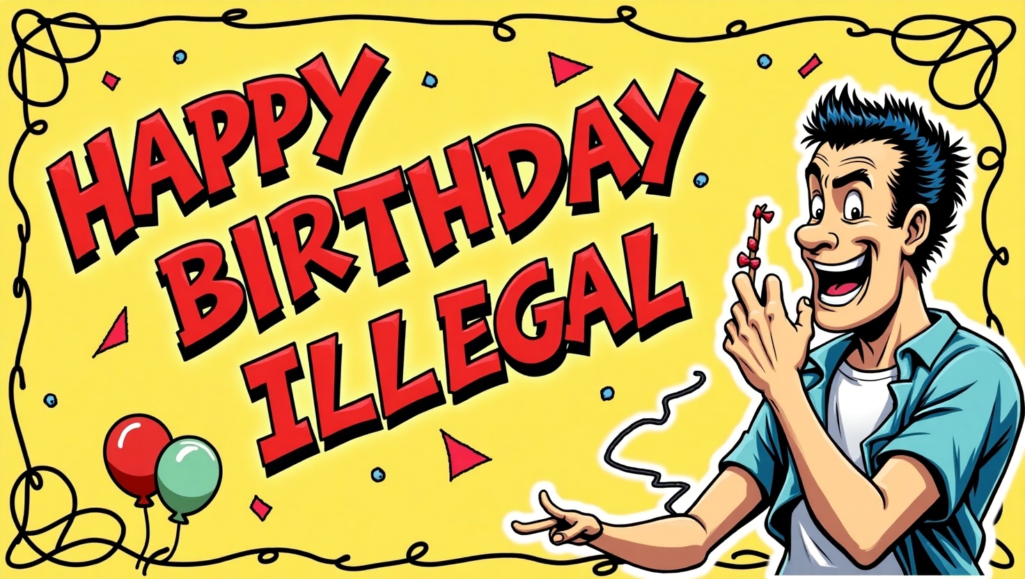 Birthday Cards Now Illegal