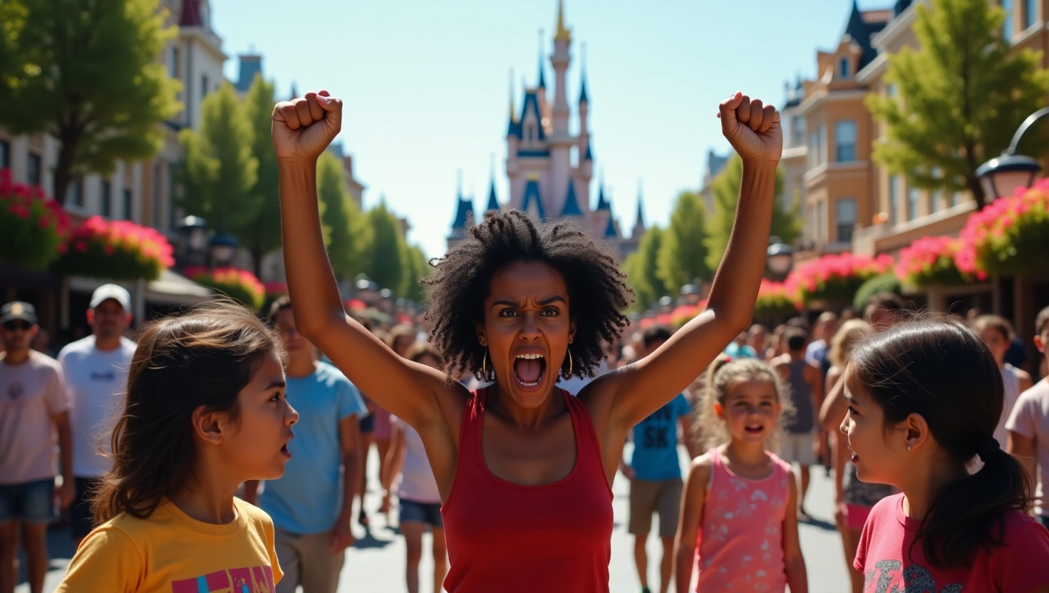 Vice President Heckled at Disneyland