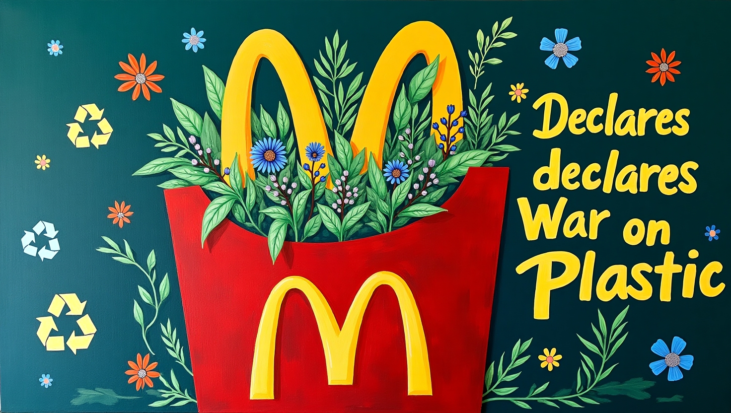 McDonald’s Declares War on Plastic McDonald’s Declares War on Plastic