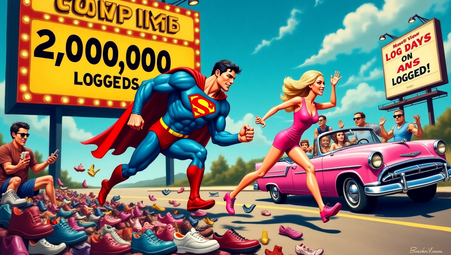 Superman Logs Two Million Views