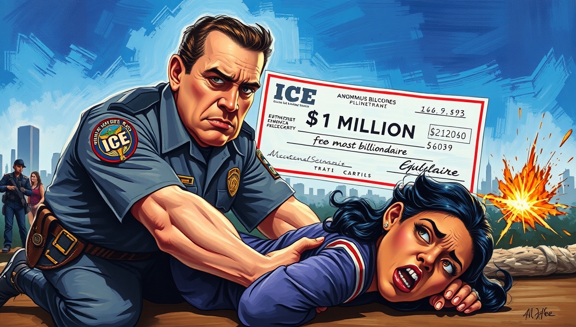 ICE Officer Who Pushed Ecuadorian Woman ICE Officer Who Pushed Ecuadorian Woman