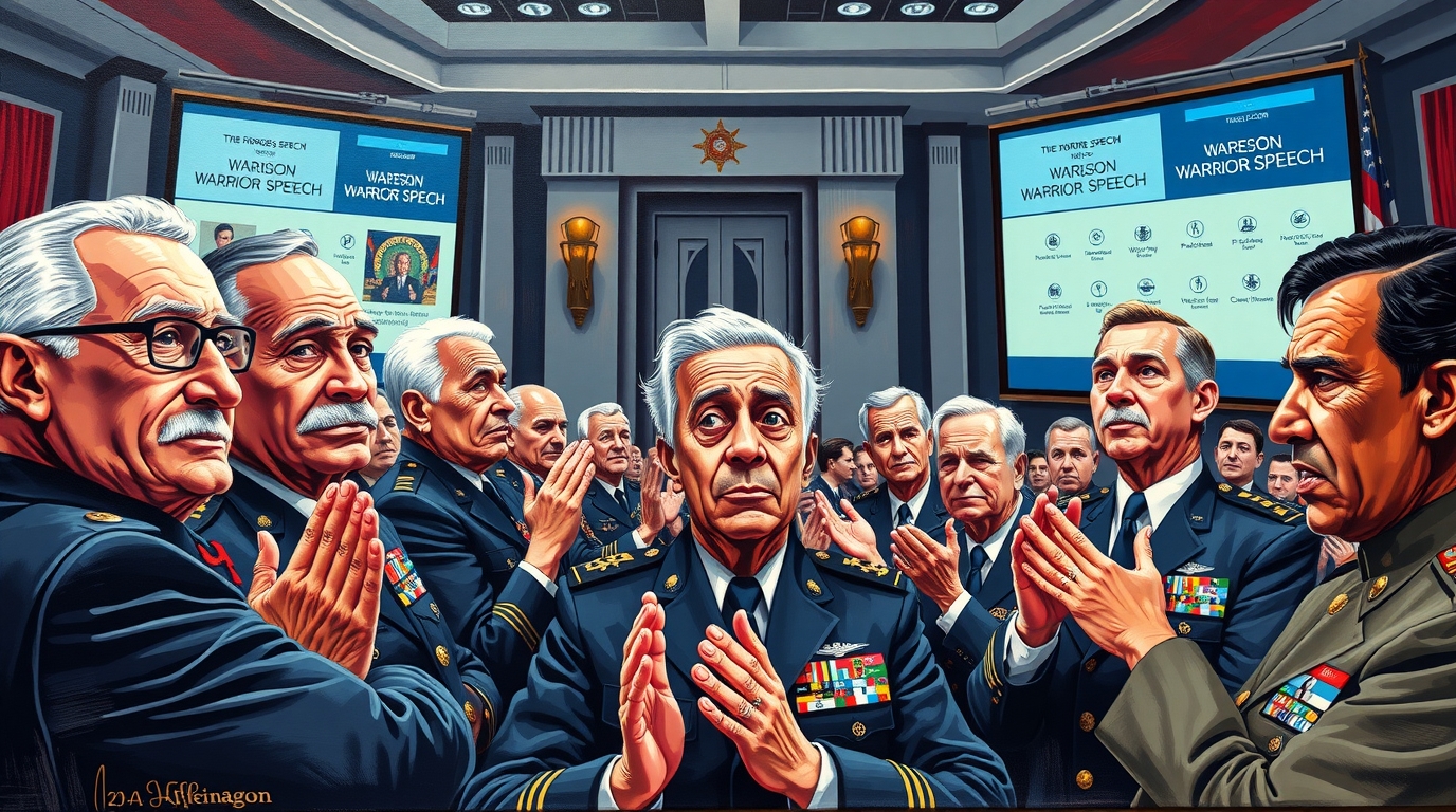 Pentagon Hosts “Warrior Speech”