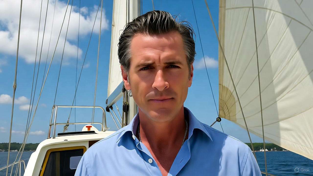 Gavin Newsom Recalls ‘Hard Childhood’