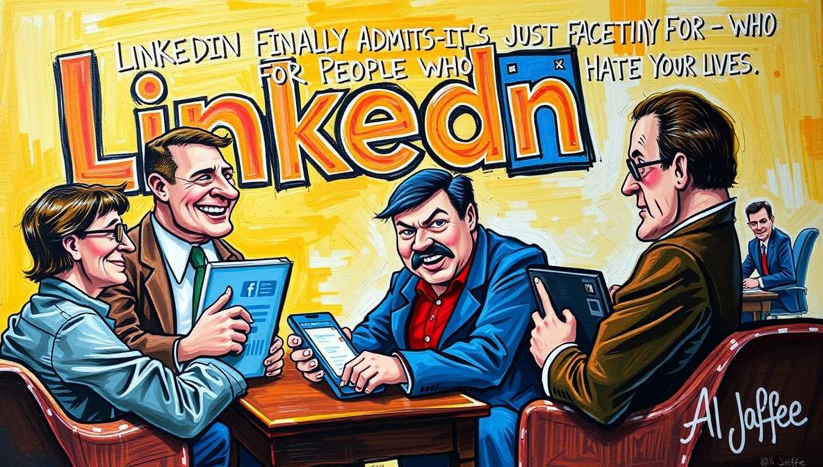LinkedIn Finally Admits It’s Just Facebook for People Who Hate Their Lives