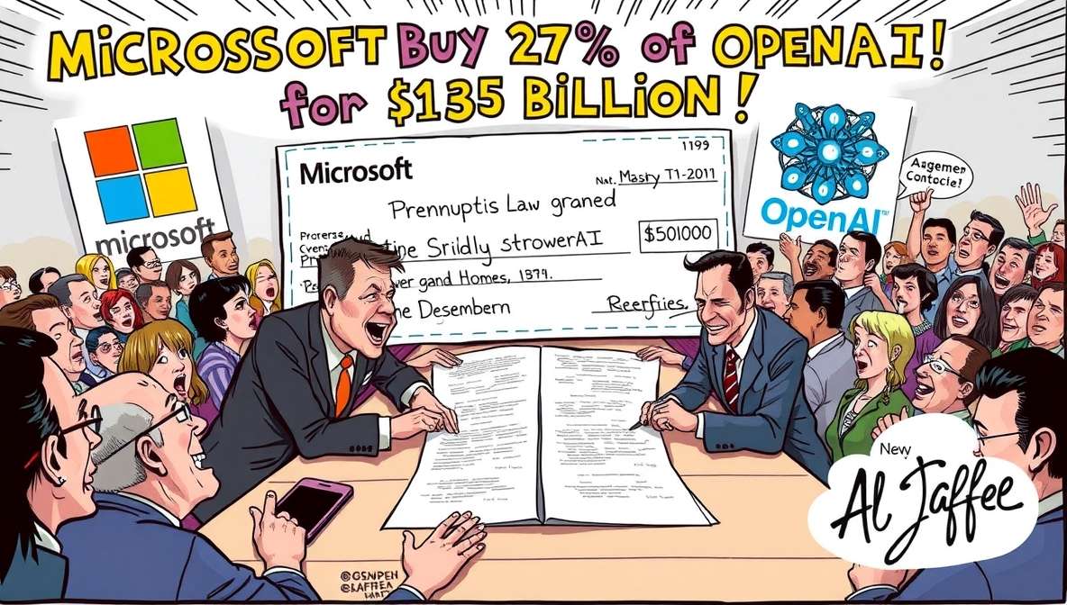 Microsoft Buys 27% of OpenAI
