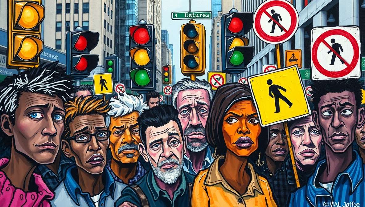 Pedestrian Traffic Lights Confuse Citizens Pedestrian Traffic Lights Confuse Citizens