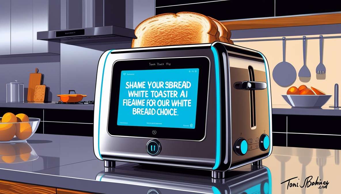 Smart Toaster Shames Users for White Bread Choices | AI Kitchen Tech