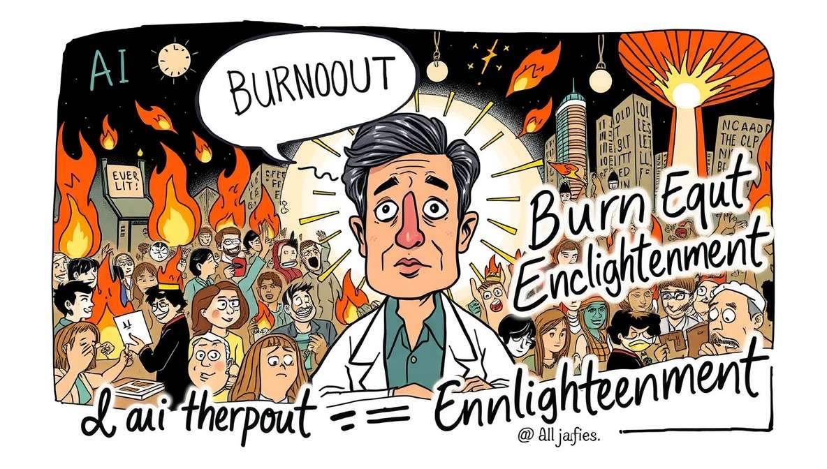 AI Therapist Says Burnout Equals Enlightenment