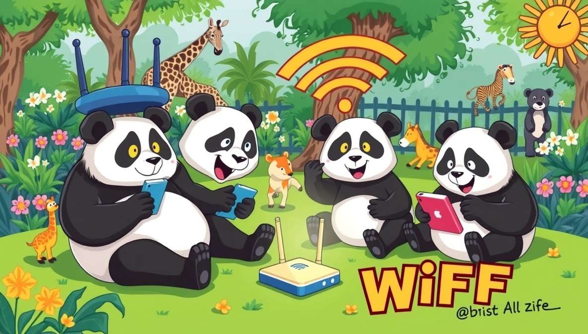 Zoo Installs Wi-Fi for Pandas