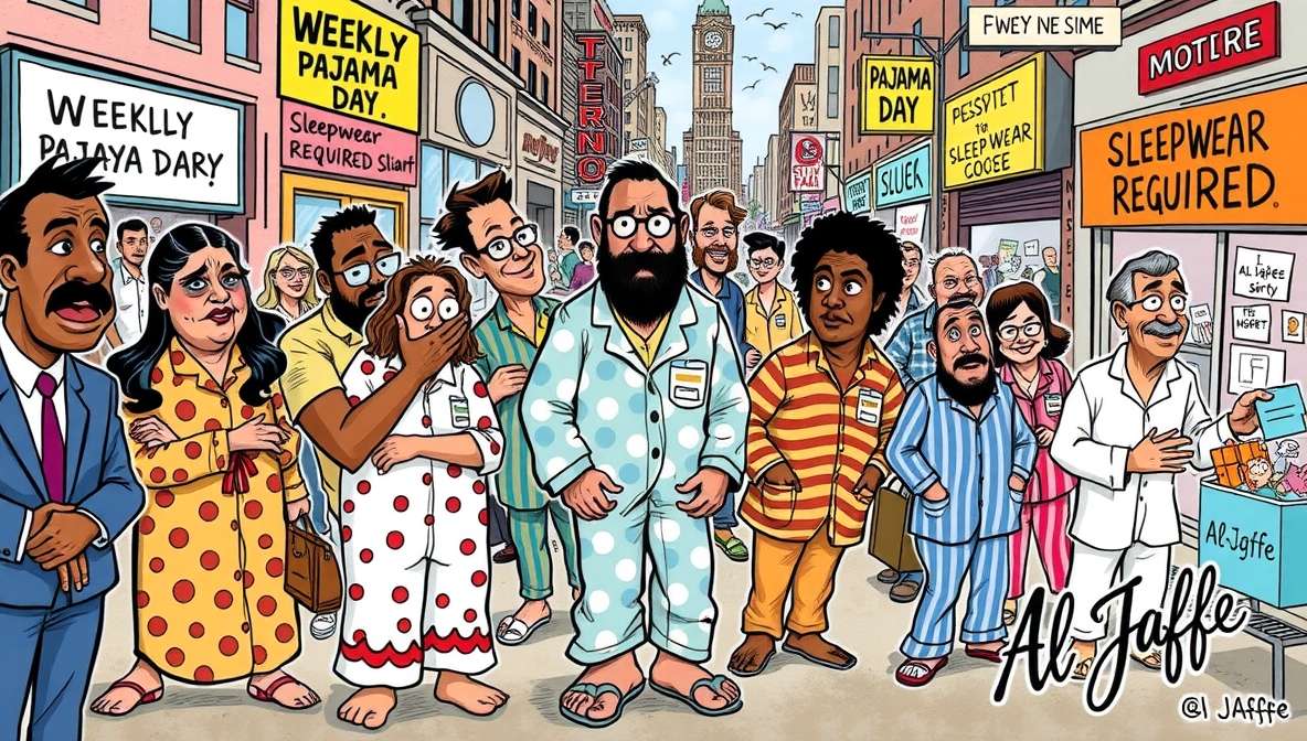 Mayor Declares Weekly Pajama Day