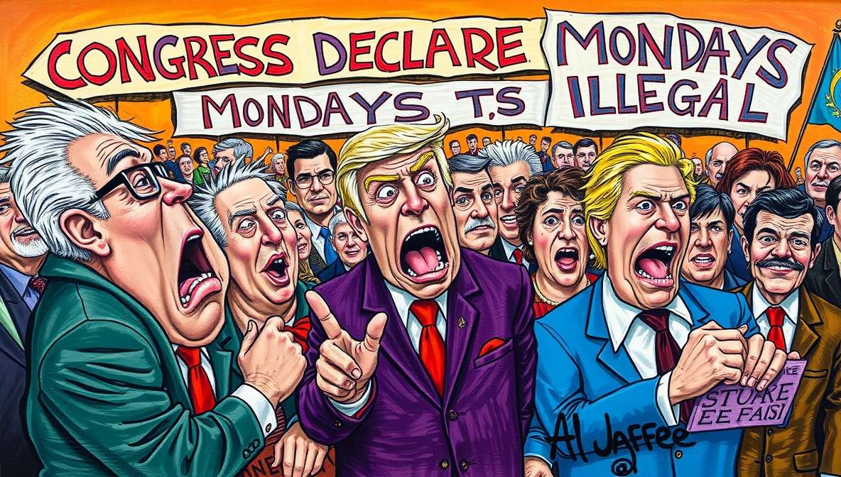 Congress Declares Mondays Illegal