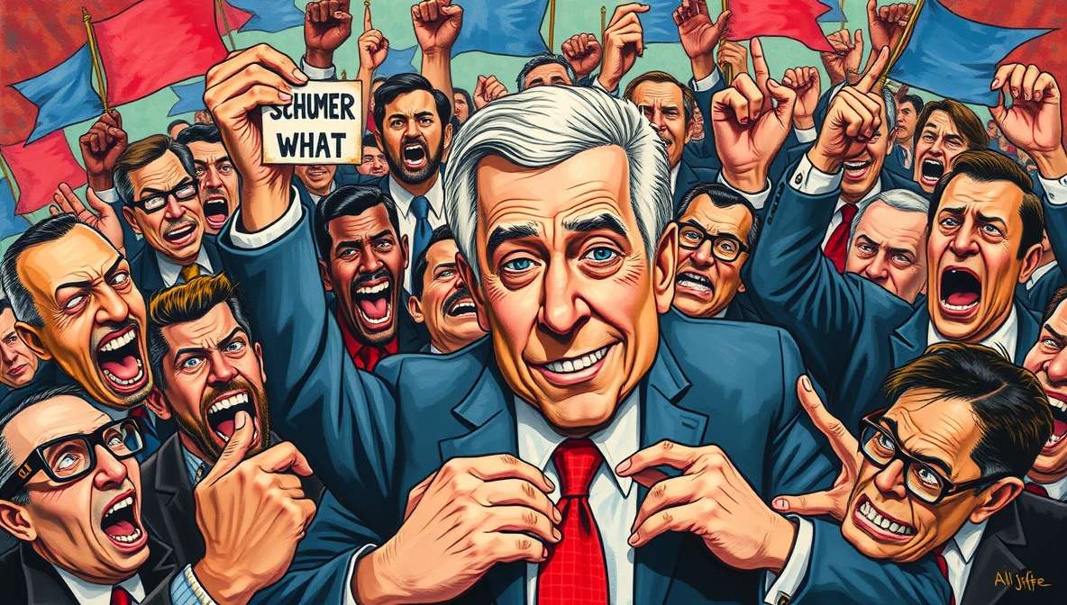 Furious Progressives Swarm Schumer’s Job as Democratic Leader Furious Progressives Swarm Schumer’s Job as Democratic Leader