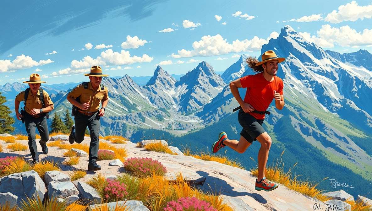 Grand Teton Mountain Runner