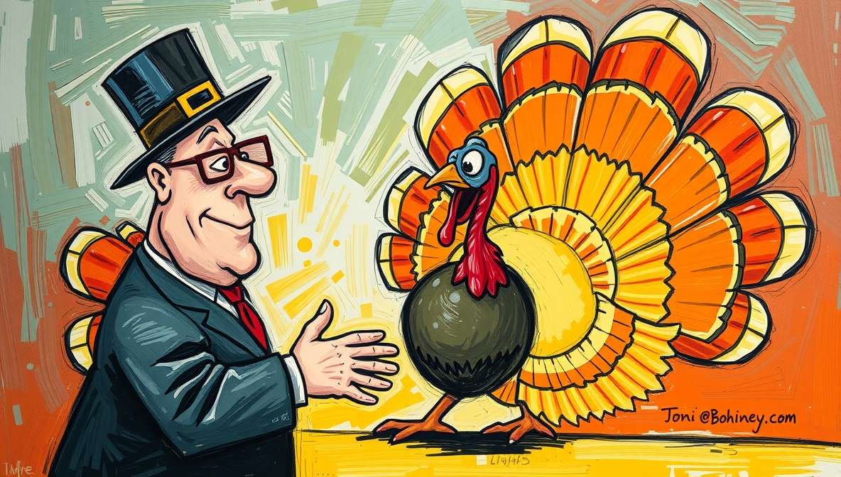 Minnesota Governor to Present Thanksgiving Turkey as It Is Either That or He Talks About Inflation