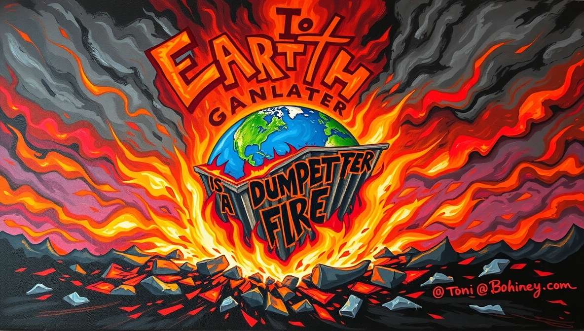 Earth Is a Dumpster Fire