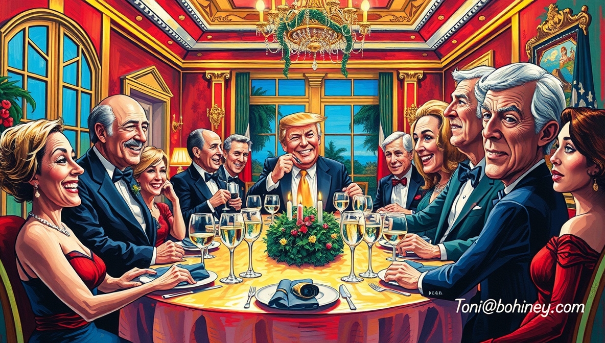 Mar-a-Lago Christmas Eve