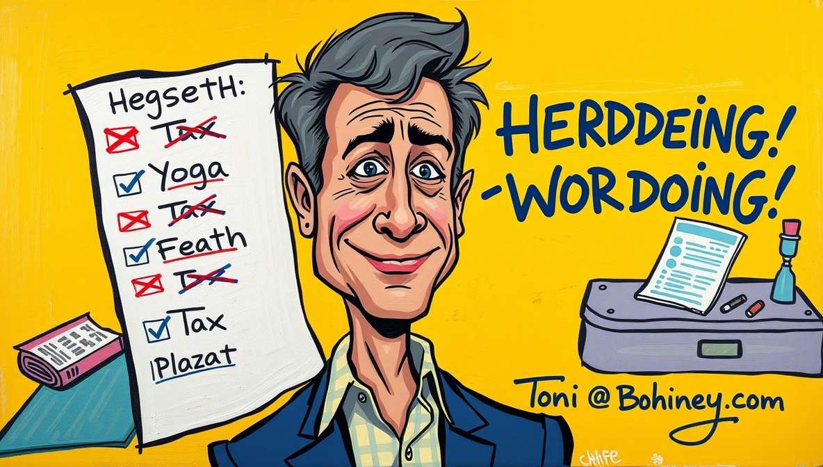 Hegseth Denies Wrongdoing, Says Target List Was More Like Suggestions, Like Yoga or Taxes Hegseth Denies Wrongdoing, Says Target List Was More Like Suggestions, Like Yoga or Taxes