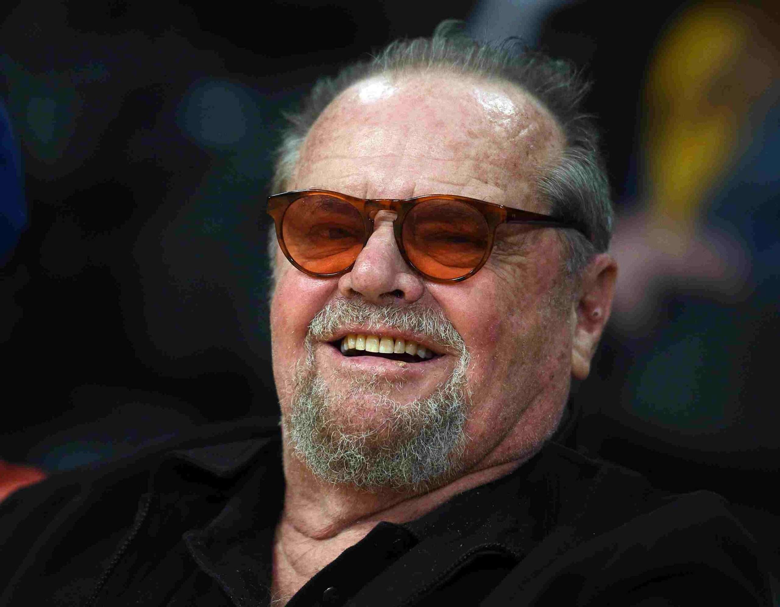 Jack Nicholson Spotted Smiling