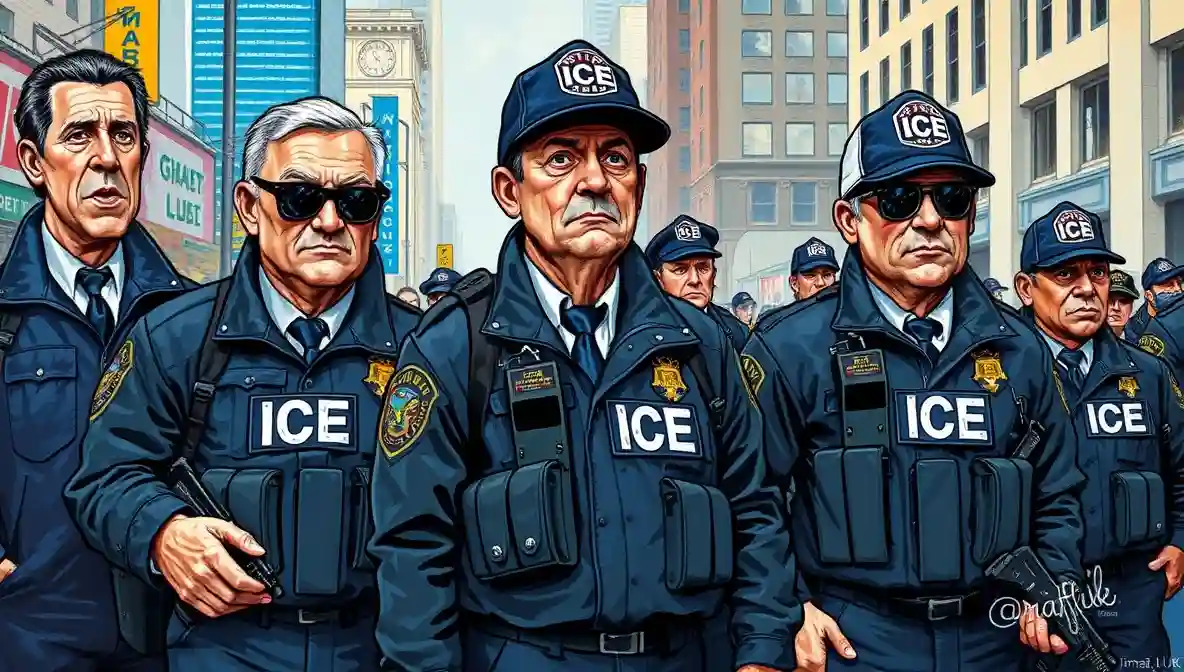 Federal Agents Do Their Job in Public