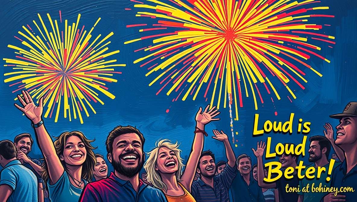 New Year’s Eve Fireworks Loud Is Better