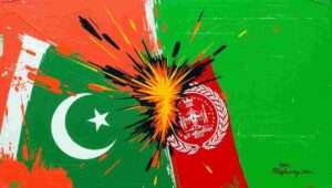 Ordinary citizens in Pakistan and Afghanistan going about daily life amid escalating tensions