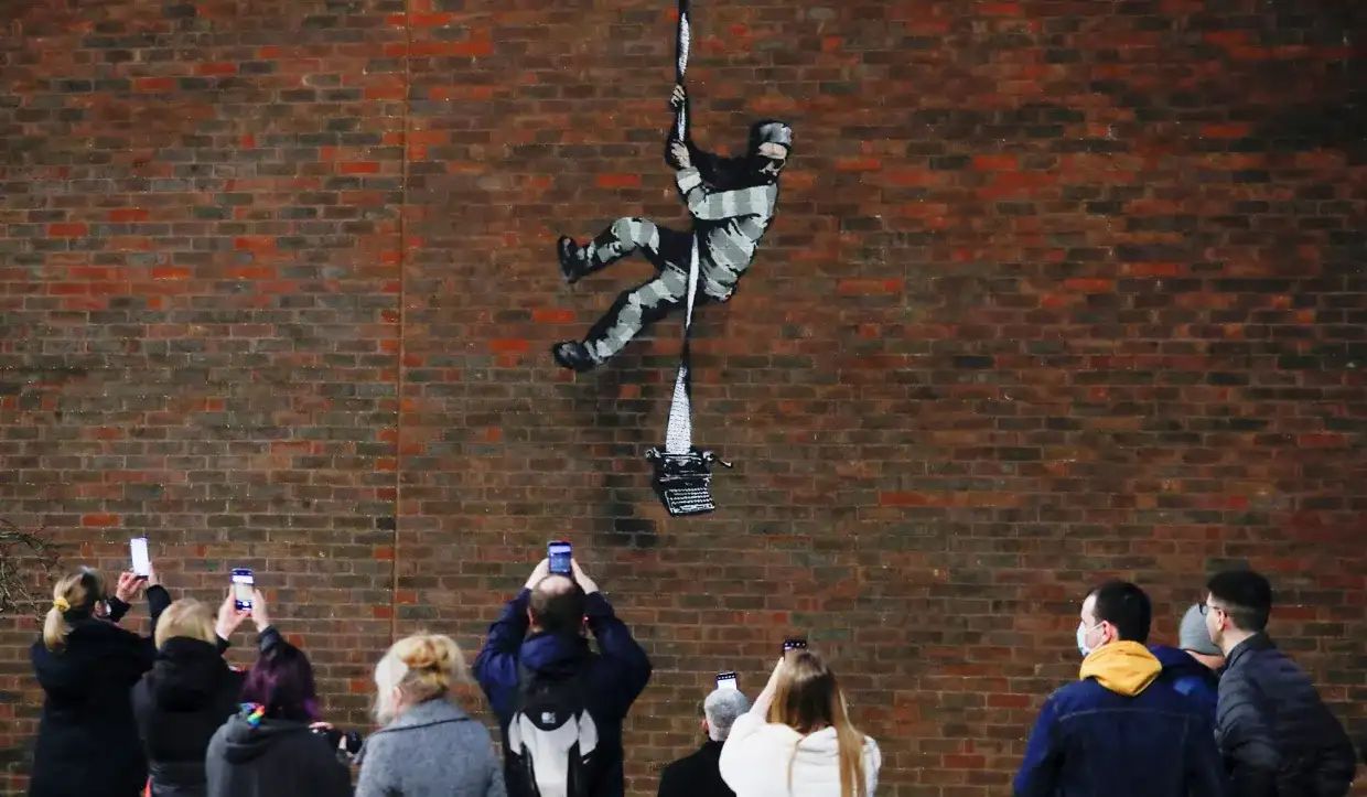 Banksy Proves Crime Pays