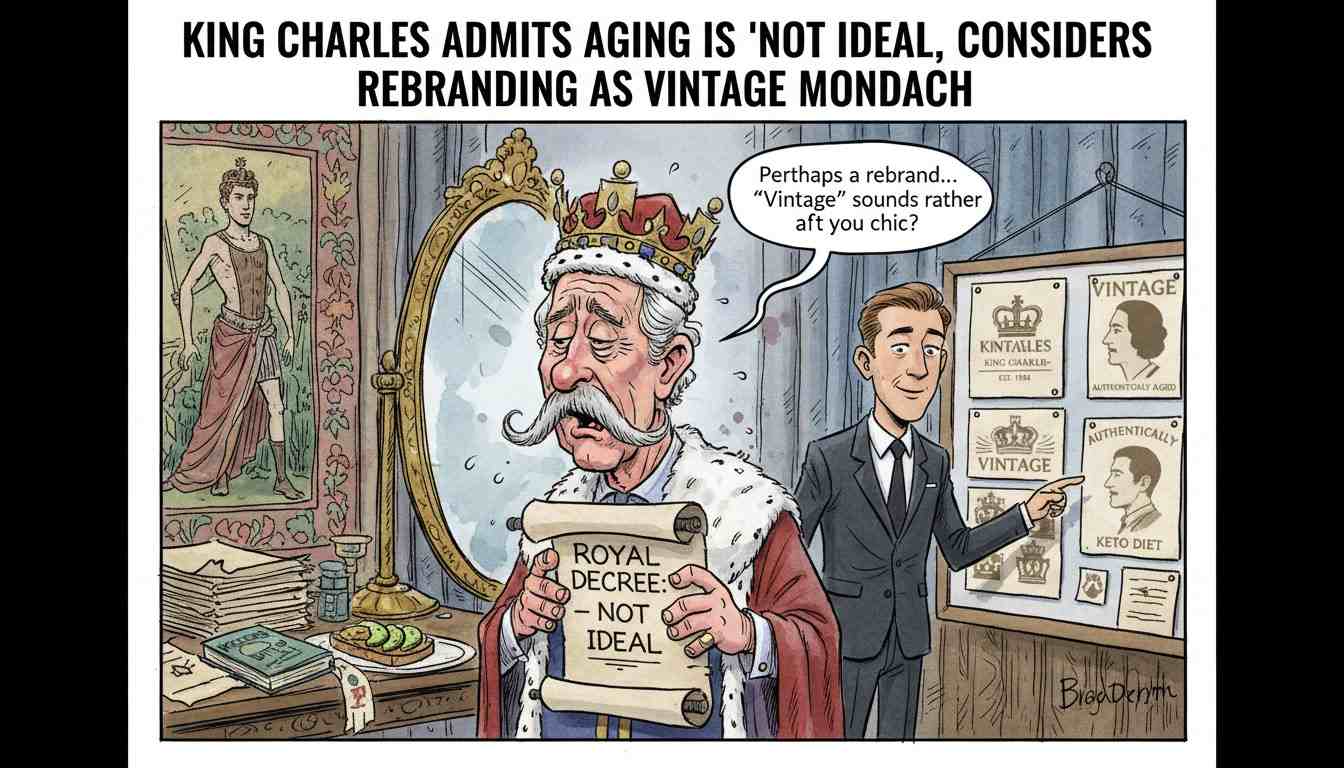 King Charles Considers Vintage Monarchy King Charles Considers Vintage Monarchy