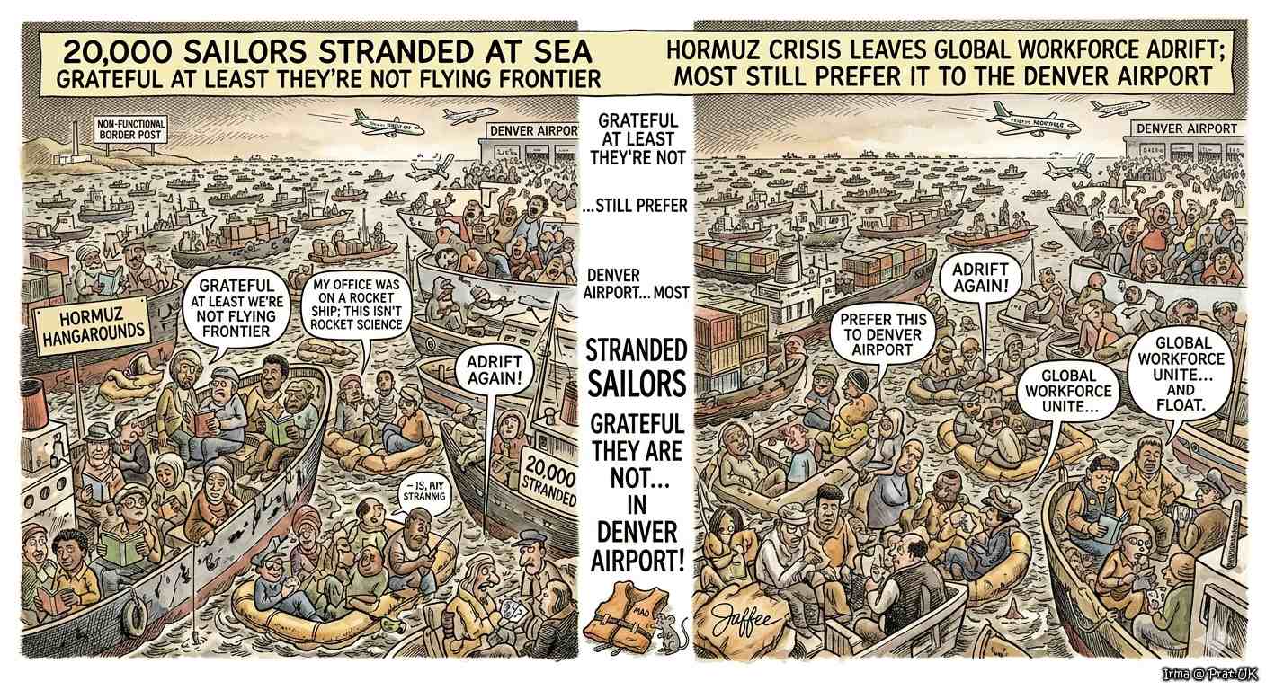 20,000 Sailors Stranded at Sea