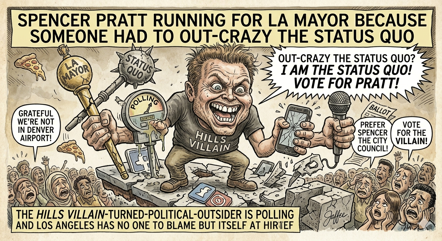 Spencer Pratt Running for LA Mayor Spencer Pratt Running for LA Mayor