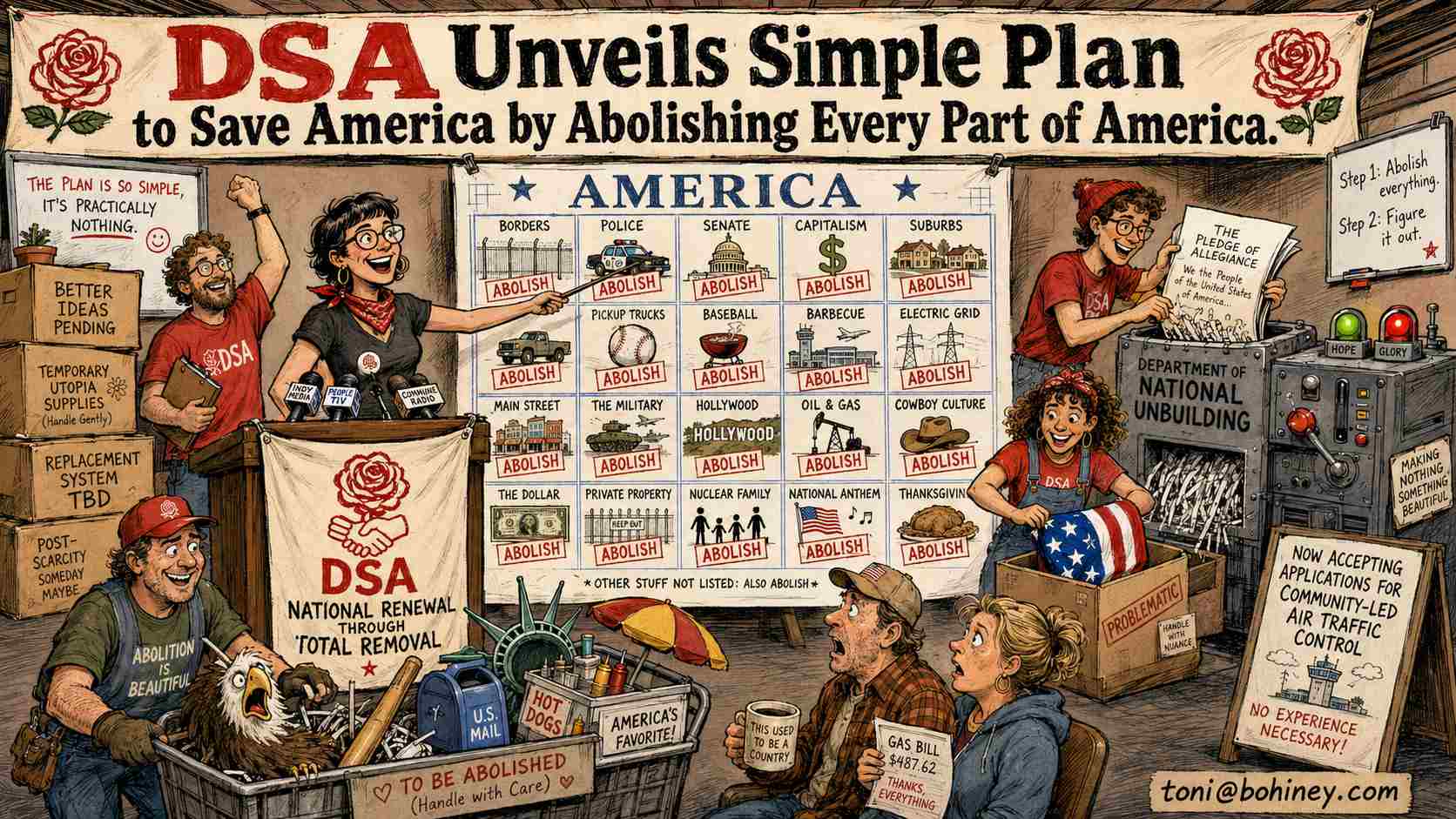 DSA Unveils Simple Plan to Save America