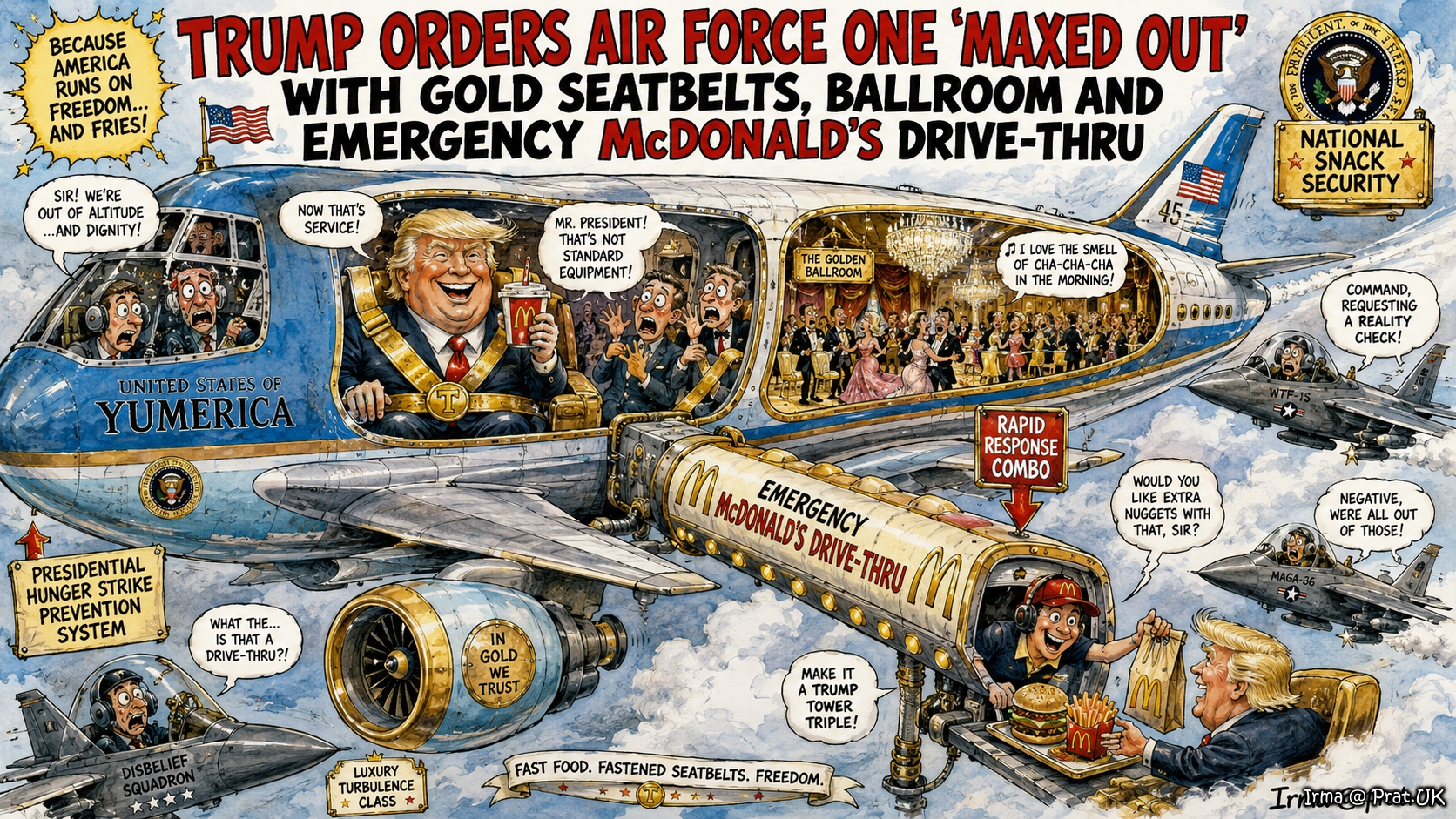 Air Force One “Maxed Out”
