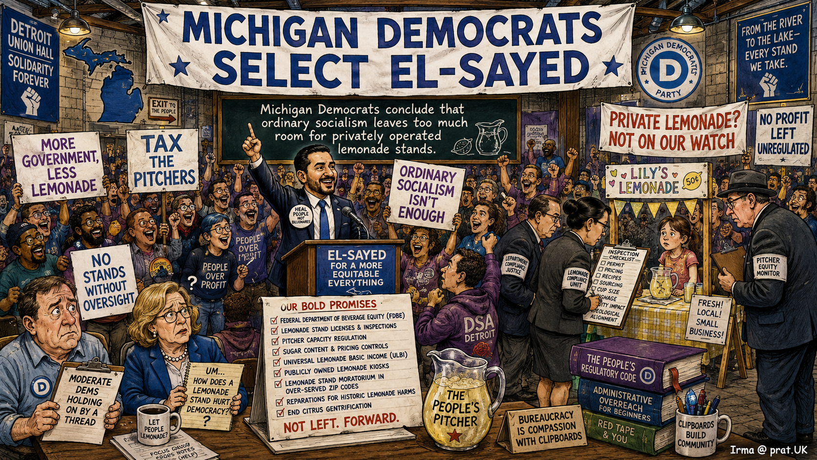 Abdul El-Sayed Makes Bernie Sanders Look Like a Small-Business Owner