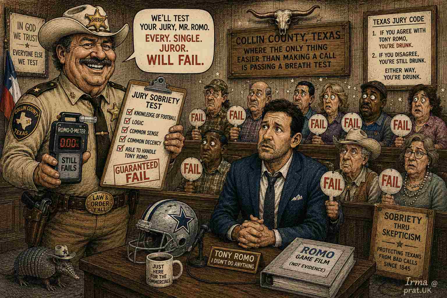 Texas Sheriff Offers to Test Tony Romo’s Jury