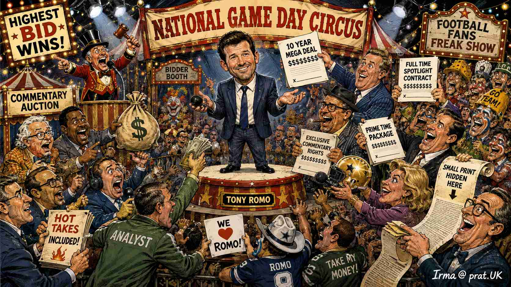 CBS Replaces Tony Romo With J.J. Watt at 1/25th the Rate of Pay