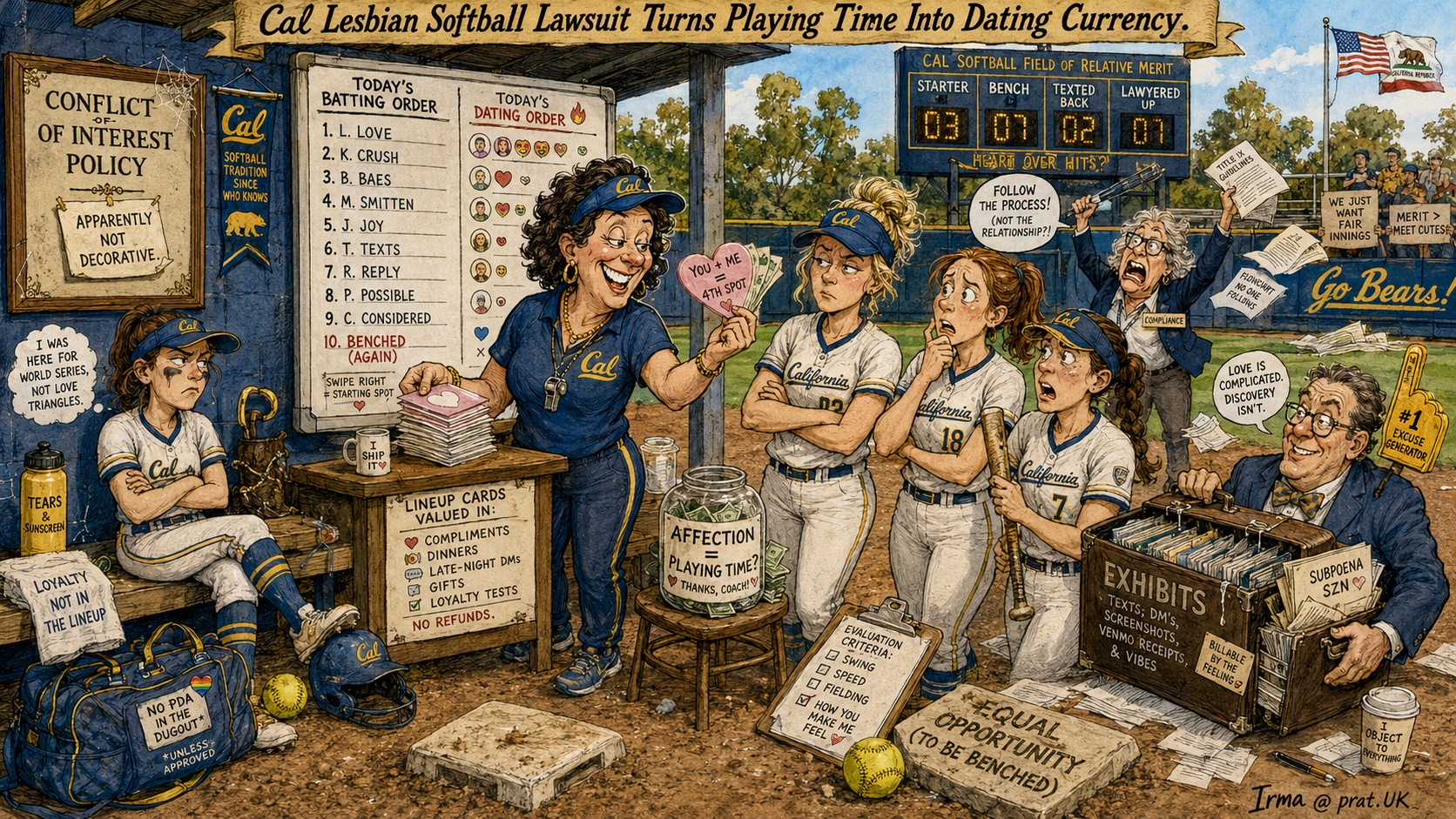Cal Softball Lawsuit