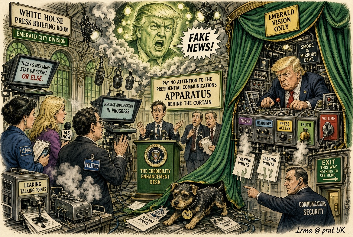 Trump & The Wizard of Oz Curtain
