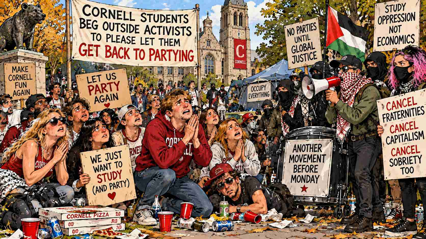 Cornell Students vs. Outside Activists