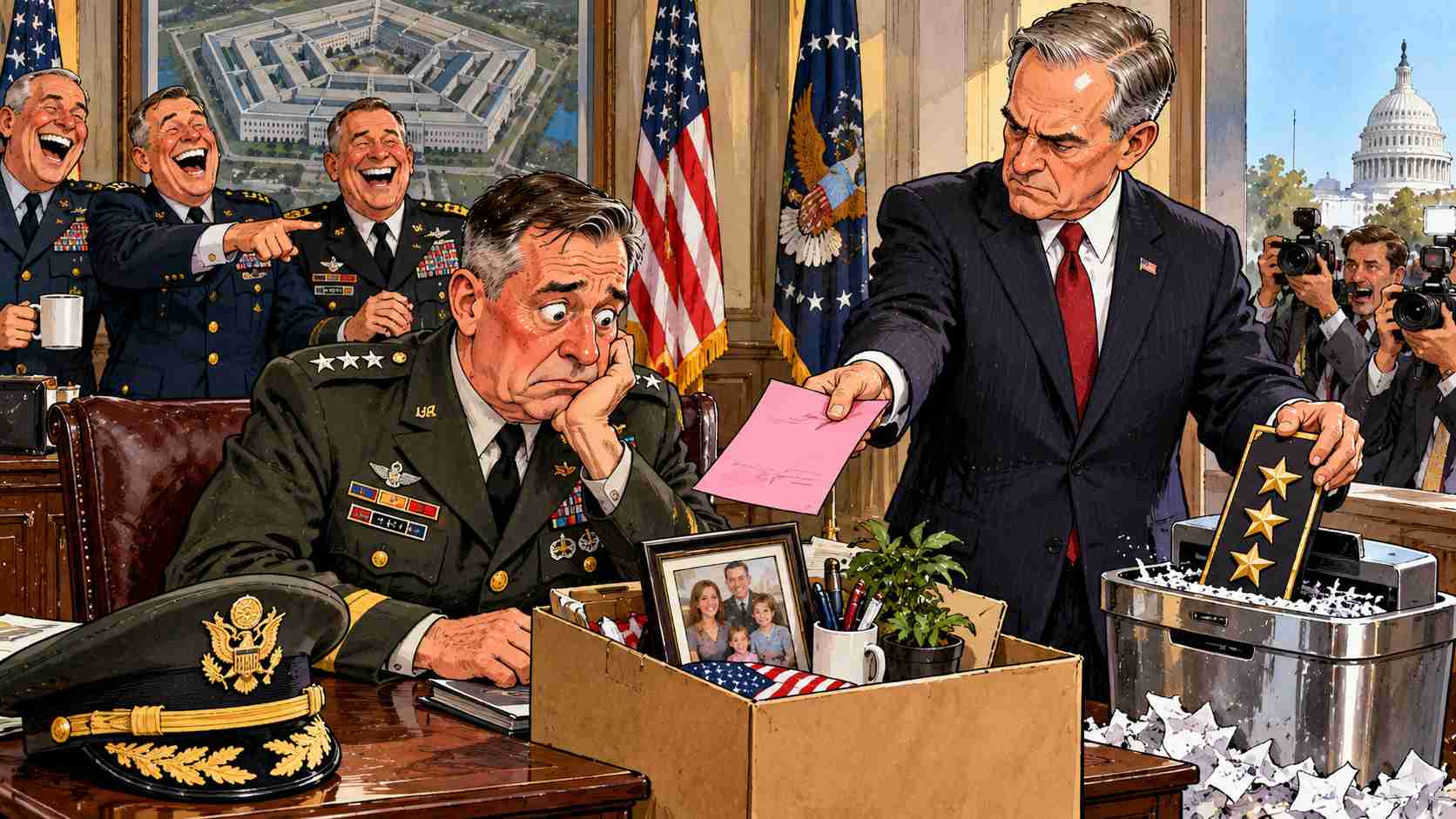 Three-Star General Gets Pink Slip Instead of Fourth Star Three-Star General Gets Pink Slip Instead of Fourth Star