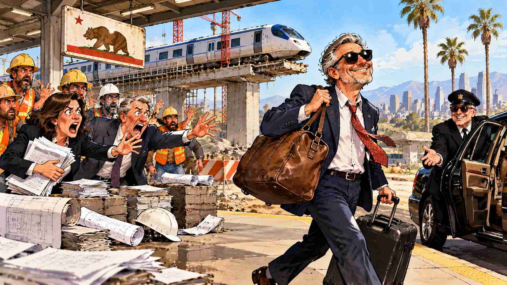 California Rail Chief Resigns, Finally Gets Somewhere